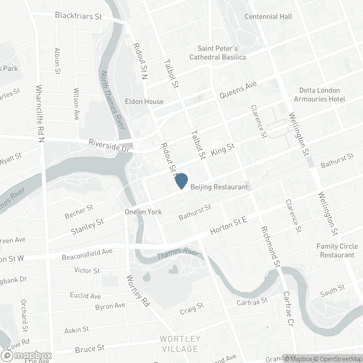 1708 - 330 RIDOUT STREET N, London, Ontario N6A 0A7